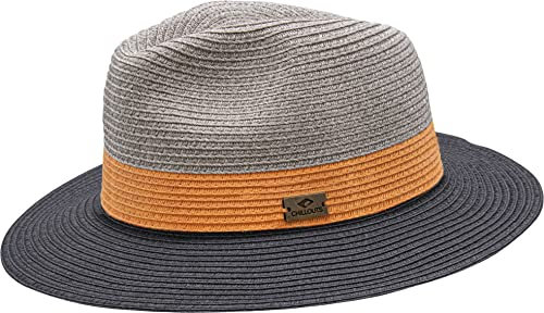 CHILLOUTS Tavua Chapeau de Soleil, Bleu Marine/Orange, S/M Homme