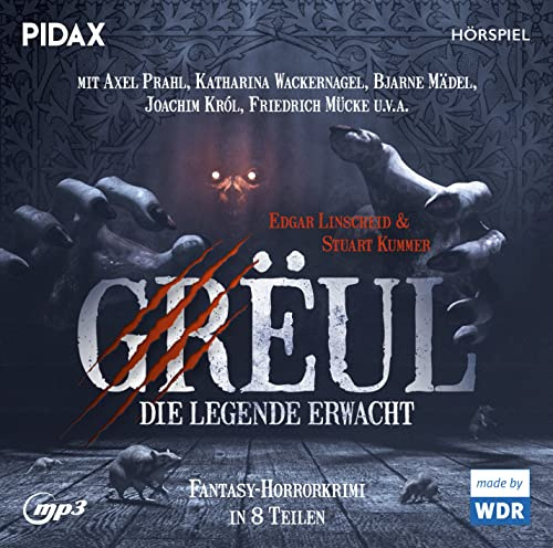 GRËUL - Die Legende erwacht / Ein Fantasy-Horrorkrimi in 8 Teilen mit Starbesetzung (Pidax Hörspiel-Klassiker)