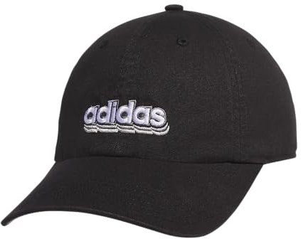 adidas Damen Saturday Relaxed Adjustable Cap, Schwarz/Onix Grau/Grau, Einheitsgröße