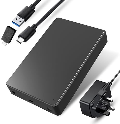 Meyritech 4TB USB Type-C 3.0 Desktop Hard Drive for Powered External Data Storage iMac Windows PC Laptops Macbook Xbox One & PS4 Consoles (Capacity - 4TB)