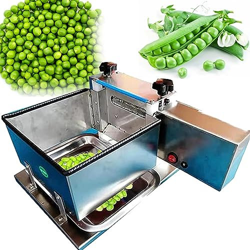 LINTAIZUO Peladora de Guisantes eléctrica Comercial, máquina peladora de Guisantes para Guisantes/Soja/Frijoles/Edamame, máquina peladora de Frijoles y Guisantes
