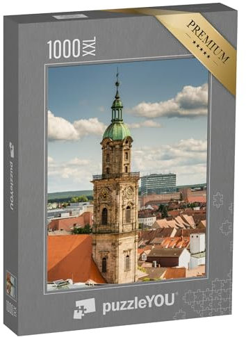 Puzzle 1000 Teile XXL „Luftaufnahme von Erlangen, Bayern“