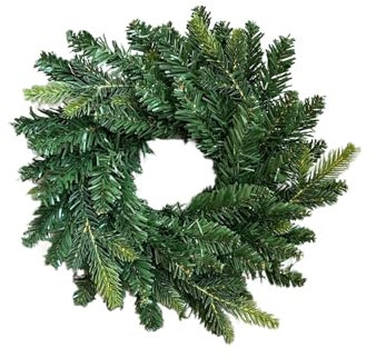PrimoLiving Künstlicher Weihnachtskranz Türkranz Tannenkranz Tannengrün grün Deko Kranz für Weihnachten Advent (⌀ 30 cm)