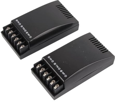2Pcs Car for Audio Crossover 2 Way 100W Output 12V Correct Sound ABS Shell Car Speaker Crossover for Vehicle Car Crossover Car Speaker Crossover Car for Audio Crossover