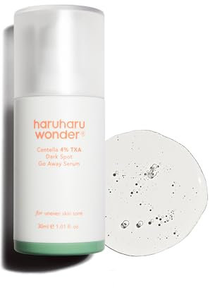 Haruharu Wonder Dark Spot Go Away Serum, Centella 4% Tranexamsäure, Vitamin C, Verfärbungskorrigierendes Serum, Hyperpigmentierung und gleichmäßiger Hautton (30 ml)