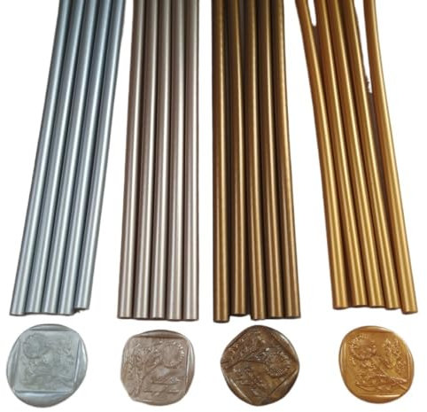 HeißKlebesticks 25 Teile/los Antike metall farbe Hot melt kleber stick Silikon bars for gun Goldene/Silbrig/Champagne/Bronze manuelle wachs dichtung HeißKlebepistole Sticks(7mm 4-color mix,100mm)