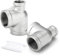 ERGAOBOY 5 piezas de acero inoxidable 304 hembra de reducción en T, 1-1-3/4BSP con la reducción de diámetro lateral del adaptador de tubería de agua Accesorios