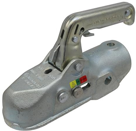 Kugelkupplung für Albe WW/EM 350R AUSF. B Ø 50/51 mm rund Kreuz 12,5 mm / 14,5 mm Anhänger Zugmaul 3500kg 3,5t