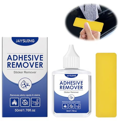 LOMUG Adhesive Remover,klebereste Entferner,Etiketten Entferner,Kleber Entferner,Aufkleber Entferner,KKleberentferner,lebstoffentferner Mit Schaber,Entfernt Schnell Hartnäckige Klebereste