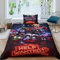 Five Nights At Freddy's Bettwäschegarnitur 3D Gedruckter Anime Bettbezug Set Für Kinder Mädchen Jungen Bettwäsche Weich Microfaser Reissverschluss Und Kissenbezüge 2 Teilig Single（135x200cm）