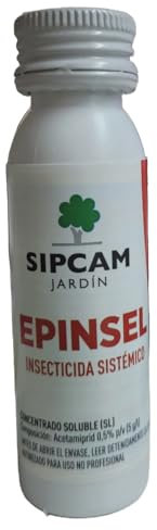 Epinsel 25ml - Sipcam. Insecticida sistemico de amplio aspectro a base de Acetampird 0.5%. Contra pulgon, mosca blanca y escarabajos