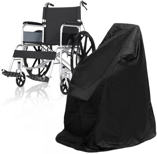 Rollstuhlfahrradroller Wasserdichte Abdeckung, Schutzhülle für Rollstuhl Regensichere Abdeckung für Elektrorollstühle, Winddichte Oxford-Schutzhülle für den Außenbereich (115x65x90cm)