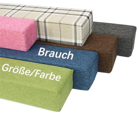 SUEBAIHUO Matratzen RitzenfüLler in anpassbarer Größe Matratzenverlängerung für Kopfteillücken mit abnehmbarem Leinenbezug und 50D-Schaumstoff mit hoher Dichte