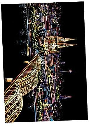 IMIKEYA Kratzbild Diy Handarbeit Für Erwachsene Kreatives Entspannungsspielzeug Mit Motiv Handgemachte Malerei Für Entspannende Momente Bastelgeschenk Für Weihnachten Und