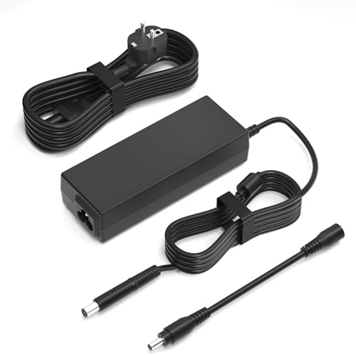 Cargador 90W para HP All in One Monitor 27 24 23 22 21 20 19 | Compatible con HP 24-DD 24-DF 24-DP 24-CB 22-DD ProDesk 600 400 EliteDesk 705 800 Adaptador Fuente de alimentación
