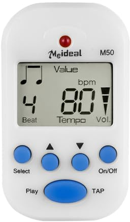 Klavier- Analog – Präzisions-Beat-Timer, Lautstärke einstellbares Klanggerät, traditioneller mechanischer Clicker, zuverlässiges Rhythmus-Übungszubehör, Gitarren-Violinentrommeln für