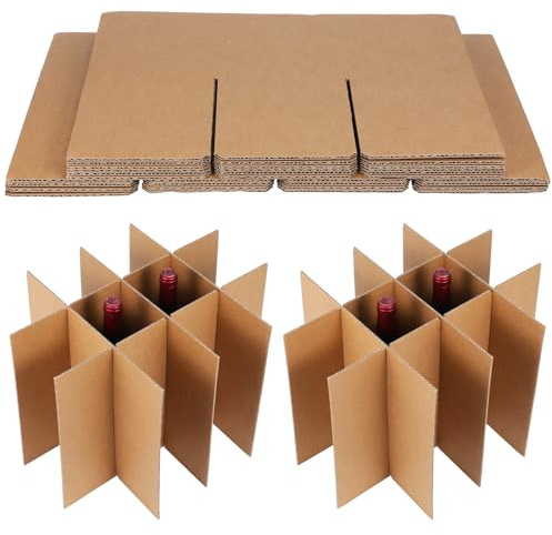 Trennwand aus Wellpappe für Karton für Umzug, Ordnet Glaswaren | Küchenumzugsmaterialien und Weingläserkartons, Robuste Unterstützung, Hohe Schutzwirkung gegen Verformung