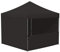 Vispronet Profi Faltpavillon/Faltzelt Basic 3x3 m, Schwarz, 4 Wände/Davon 1 Halbhohe Zeltwand, Stahl-Scherengitter, faltbar (weitere Farben & Größen)