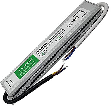 LEDSone AC-DC Transformator 12V LED Trafo Netzteil Wasserdicht IP67 Strip 10W-350W DE LED-Modul und DC-Außenbeleuchtung (IP67 50 W)