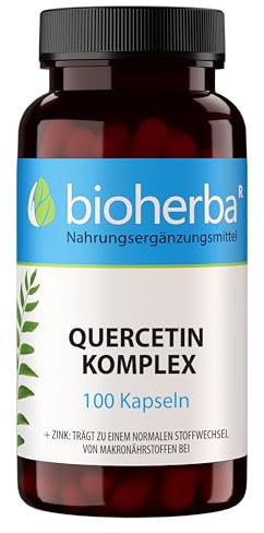 Quercetin-Komplex mit Bromelain, Citrus-Bioflavonoiden & Zink – Zellschutz & Immunfunktion, 100 Kapseln