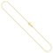 EDELIND Goldkette Damen 750 Echtgold – Venezianerkette 0.6mm Gelbgold – 40cm Halskette mit Geschenkbox