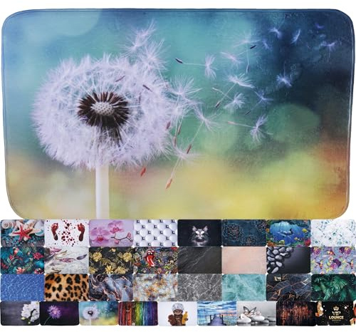 Sanilo Bath Mat, Wide Choice of Beautiful Non-Slip Bath Rugs, Super Soft, Quick-Drying, Washable (Dandelion, 50 x 80 cm)