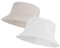 Umeepar 100% Baumwolle Fischerhut Sonnenhut Sommerhut Hut 2er-Pack for Damen Herren (DE/NL/SE/PL, Alphanumerisch, Einheitsgröße, Weiß + Beige)