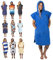 COR Surf Handtuch Poncho für Erwachsene - Weicher, schnell trocknender Bade Poncho aus Mikrofaser, Kapuzenhandtuch mit Taschen, leicht und farbecht, erhältlich in verschiedenen Farben, Mittelblau, M