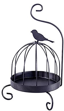 Herbests Mückenspulenhalter Retro Metall Sicherheits Home Anti Mücken Anhänger Metall im Freien hängend Blatt Moderne Tragbare Einfachheit Birdcage Moskitospulenbrenner Mit Retro Griff Art Ornament