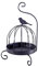 Herbests Mückenspulenhalter Retro Metall Sicherheits Home Anti Mücken Anhänger Metall im Freien hängend Blatt Moderne Tragbare Einfachheit Birdcage Moskitospulenbrenner Mit Retro Griff Art Ornament