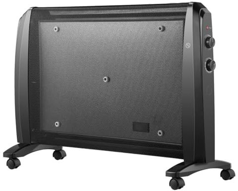 Kuken Radiador electrico Mica Alta eficiencia 2000W Negro