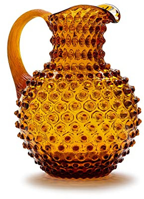 In Flore Caroline Carafe cristal, ambre orange, 2L