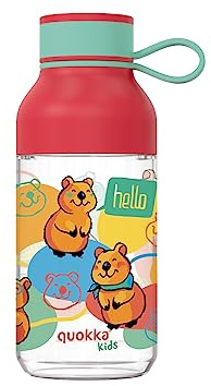 QUOKKA KIDS BOTELLA TRITAN ICE CON COLGADOR HAPPY QUOKKA 430 ML