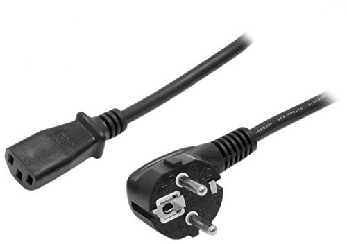 StarTech.com Cavo di Alimentazione per PC da EU Schuko a C13 da 3 m, Cavo di Ricambio AC 250V 10A 18AWG per Portatile/TV/Monitor/Schermo; da Spina Schuko CEE 7/7 a IEC 60320 C13 (713E-3M-POWER-CORD)