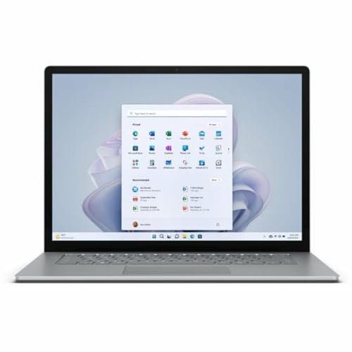 Microsoft Surface Laptop 5 - Ordenador portátil de 15 táctil accionado por Intel EVO,12º generacion Intel Core i7-1255U, 8GB RAM, 256GB SSD con Intel Iris Xe Graphics y Windows 11 Home