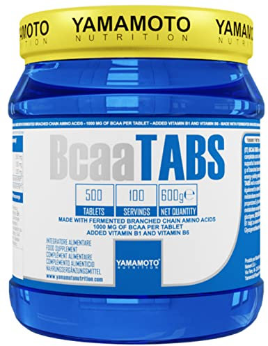 Yamamoto Bcaa Tabs compresse - Bcaa aminoacidi ramificati + Vitamina B1 + B6 (1000 compresse)