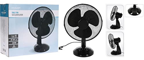 Excellent Electrics Ventilador de Sobremesa EL9000230 Negro