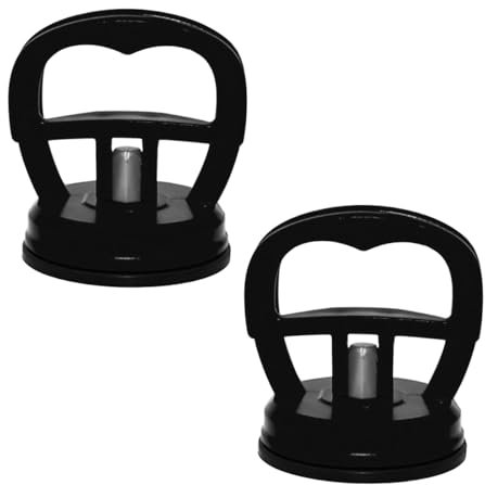 JNNJ 2 Piezas Ventosa para Abolladuras De Coche, Ventosa para Abolladuras De Carrocería De Coches, Ventosas Extractoras Reparar Abolladuras En Móviles, para Coche, Vidrio Movimiento(Negro)