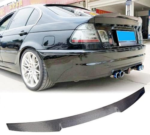 YWLETO Auto-Heckflügel-Spoiler, Dach-Heckflügel-Spoiler, für BMW 3 Series E46 316i 318i 320i 323i 325i 328i 330i M3 Sedan 1998-2005