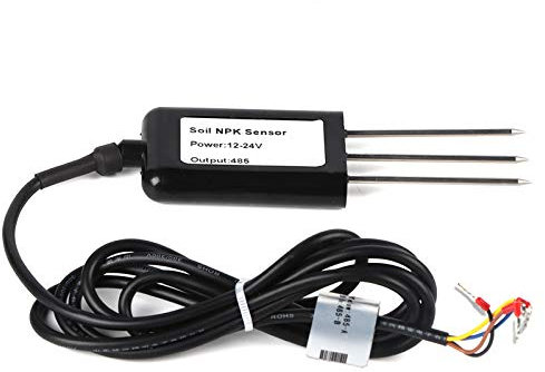PerGar Boden-NPK-Sensor, Bodennährstoff-Intelligenter Düngemittel-Detektor-Tester, Messgerät NPK-Sensor, Landwirtschaftlicher Boden-Stickstoff-Tester, Professioneller Bodentester für