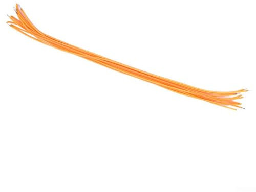 BlissfulAbode 2200 K 10 Stück Glühlampenteile LED3 V flexibles Filament LED-Dioden flexibler Filam warmweiß DC3 V Spannung (300 mm)
