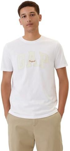 Gap Herren T-Shirt mit Weichem Logo für Jeden Tag T-Shirt
