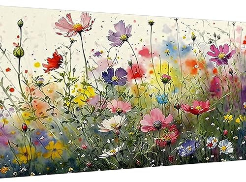 Hongyrjy Blumen Diamond Painting Erwachsene Groß (40x60cm)-Diamant Painting Bilder Blumen,5D Diamend Painting Blumen Bilder als für Geschenk Zuhause Wanddekoration
