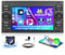[2+64G+Schwarz] Hikity Radio für Ford Transit Focus Fusion Fiesta Mondeo Kuga Galaxy C-Max S-Max, Kabelloses Carplay Android Auto, Touchscreen Auto Radio mit GPS WiFi Rückfahrkamera