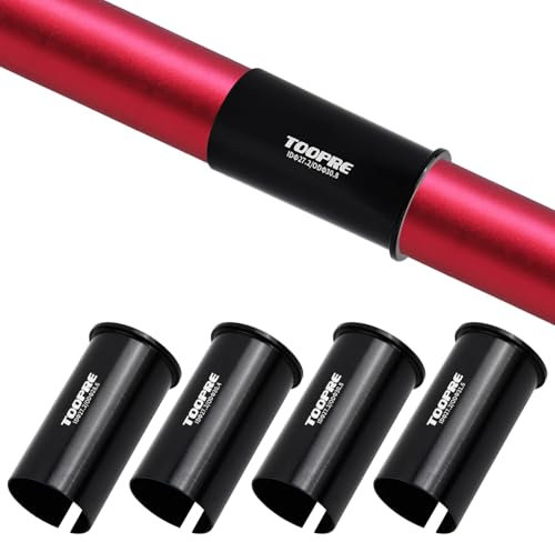 Dokeno 4 Pièces Adaptateur de Tige de Selle, Cale D'adaptateur de Tube pour Vélo de Route 27,2 mm vers 28,6/30,4/30,8/31,6 mm