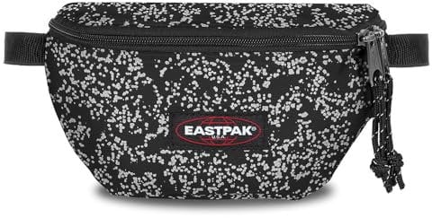 Eastpak Springer Bauchtasche, 2 l, GlitsplashBlack (Schwarz), 001|Schwarz, 16.5 x 23 x 8.5, Feder: