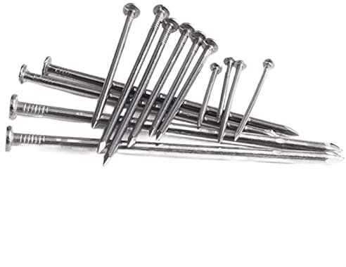 fwqnvSI Wall nails,iron nails,hardware nailsNails for Wall，Hardware Nails 304 Stainless Steel Nail Carpenter Round Nail Cement Wall Nail Lengthened Small Nail(200mm 5pcs)