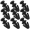 Ciieeo 10 Piezas Uñas De Sello De Coche Sujetadores De Autos Sello De Remaches Para Focus Fiesta Mondeo Clips De Sello De Puerta Remaches De Junta De Burlete De Goma Aún Más Bajos Negro