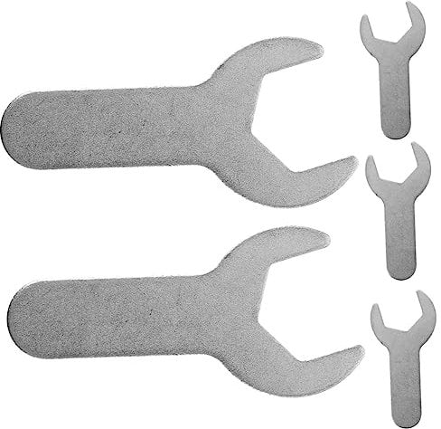5Pcs Stainless Steel Gas Bottle Wrench Multi Function Spanners for Pressure Reducing Valves Lightweight and Compact Home Wrench Design for Efficient Use