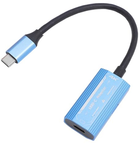 Annadue USB C zu Gläser und Ladeadapter, Ladung und Spiel, 4K 60 Hz, 100W PD Fast Lading, AR Smart Gläses -Adapter für Switch für Steam Deck Smartphones Projectors